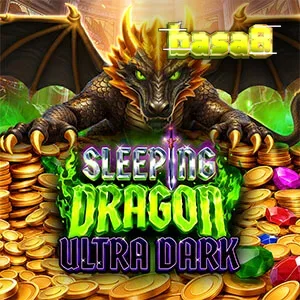 Sleeping Dragon Ultra Dark স্লট গেমের একটি দৃশ্য যেখানে ড্রাগন এবং গথিক দুর্গের পরিবেশ ফুটে উঠেছে